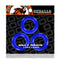 Oxballs Willy C-Rings 3-Pack Police Blue